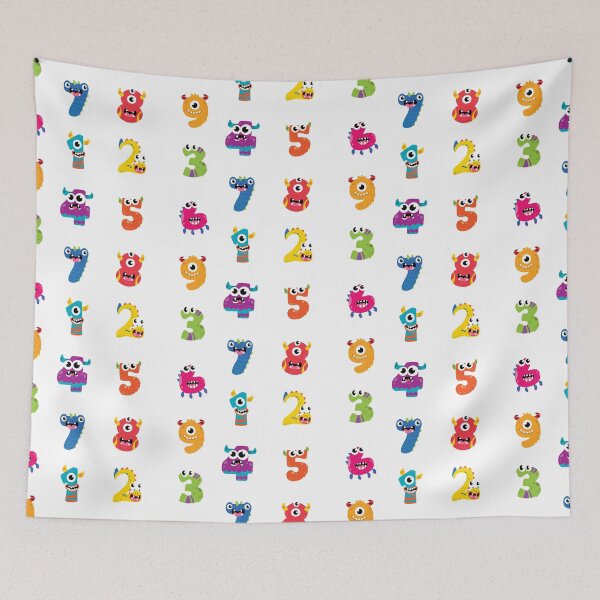 Item preview, Numberblocks monsters designed and sold by Davestre Designs.