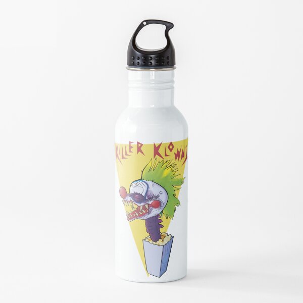 Halloween Film Popcorn Klown Horror Collector Retro Style Water Bottle