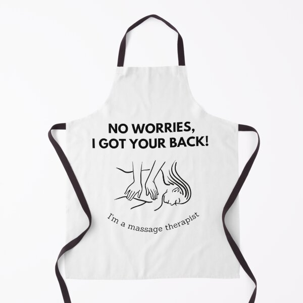 Item preview, Copy of No worries, I got your back! I'm a massage therapist. designed and sold by Winter--Flowers.