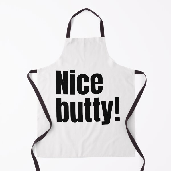 Item preview, Nice butty! Funny pun, play on words. Text only design. Black text designed and sold by JellyBeenzz.