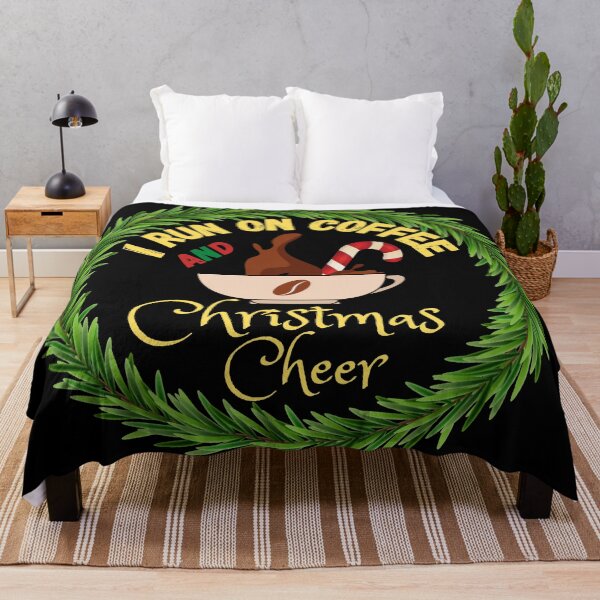 Item preview, I run on Coffee and Christmas cheer - Merry Christmas and a happy Caffeine designed and sold by For the love of Pixels.