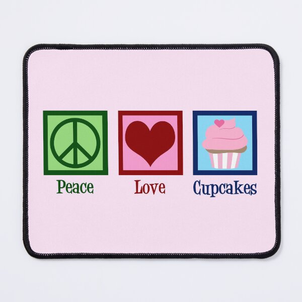 Item preview, Peace Love Cupcakes designed and sold by Epic Love Designs.