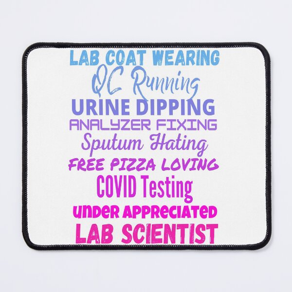 Item preview, FUNNY LAB SCIENTIST LAB COAT WEARING MEDICAL LABORATORY SCIENTIST  designed and sold by Hippiesole.
