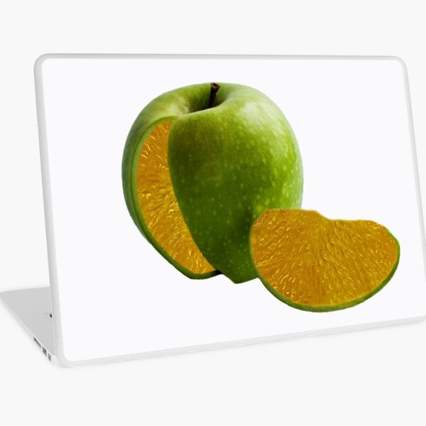 Comparing Apples and Oranges Laptop Skin