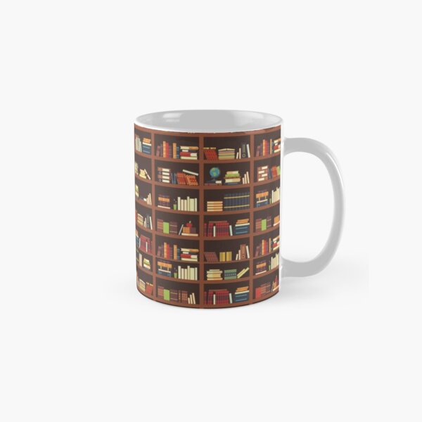 Library Book Shelf Mug Classic Mug