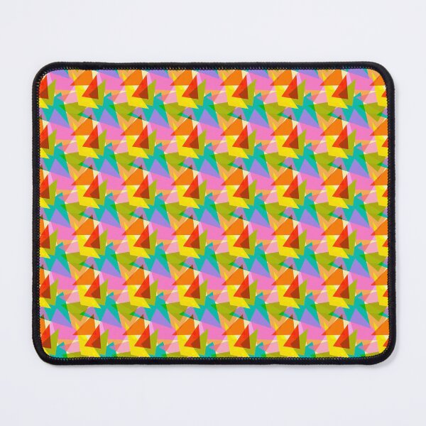 Item preview, Retro Colorful Triangles Pattern designed and sold by trajeado14.