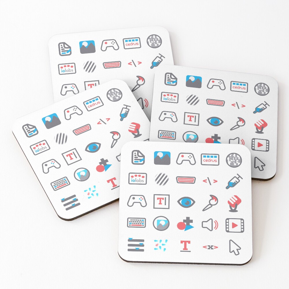 Item preview, Coasters (Set of 4) designed and sold by ost-ltd.