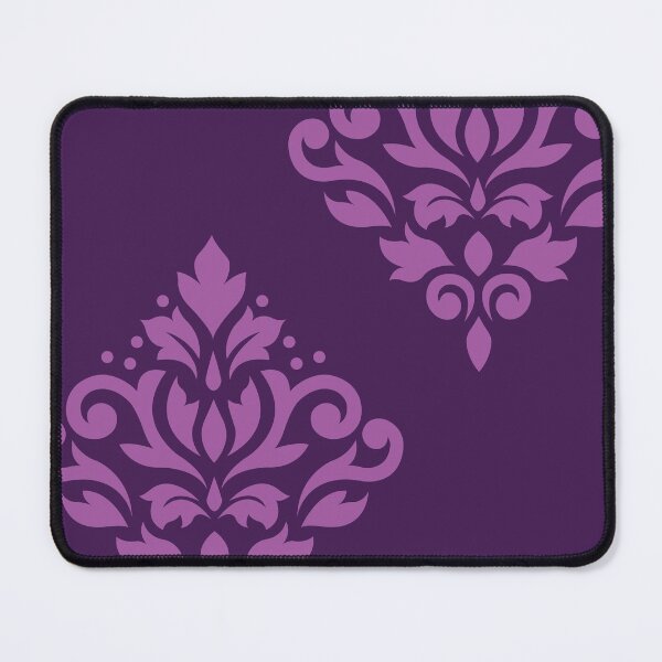 Item preview, Scroll Damask Art I Light on Dark Plum designed and sold by NataliePaskell.