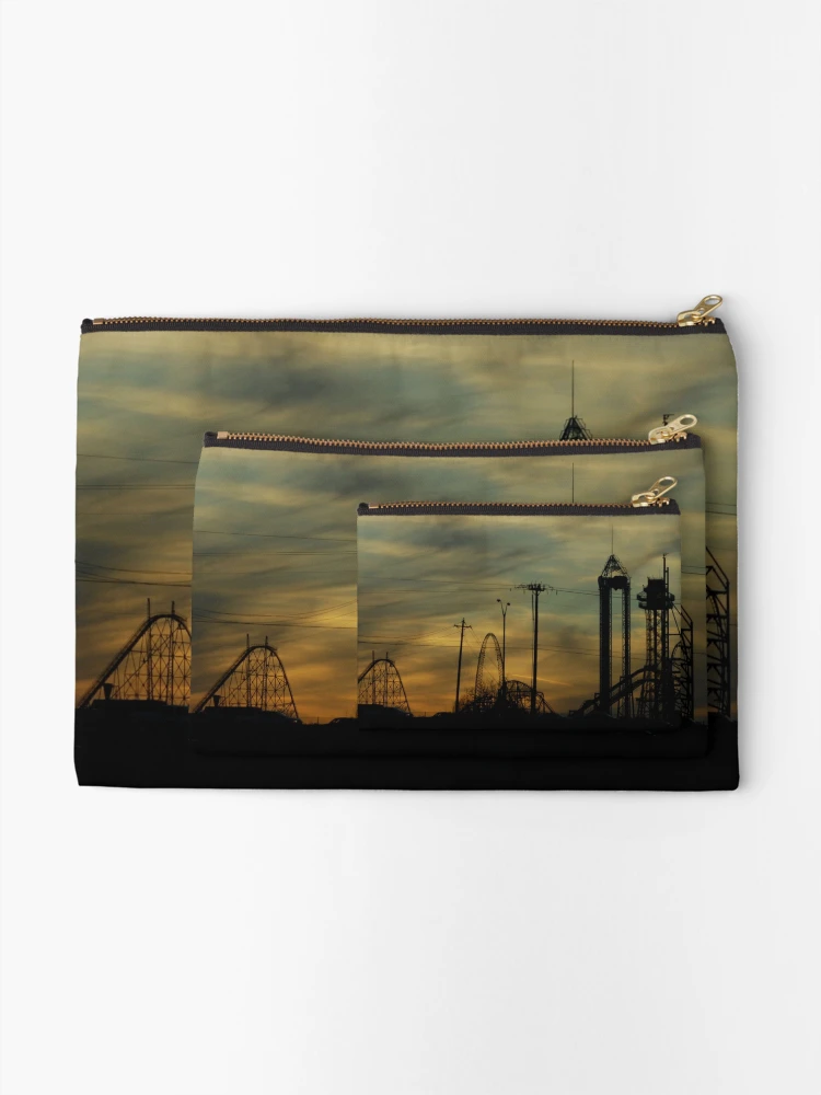 Thumbnail 2 of 4, Zipper Pouch, High Ride At Sunset designed and sold by PhotARTgraphy.
