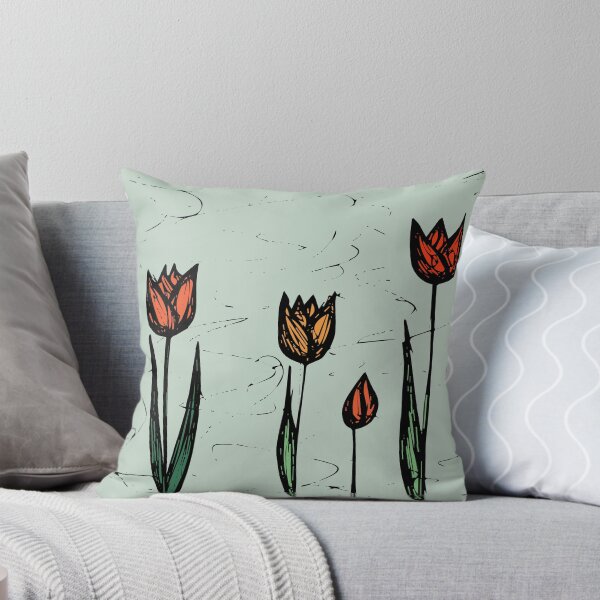 Aperçu de l'œuvre Croquis de tulipes créée et vendue par DigitalShards.