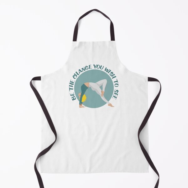 Item preview, Be The Change You Wish To See - Yoga Pose Blonde Girl designed and sold by SoccaTamam.