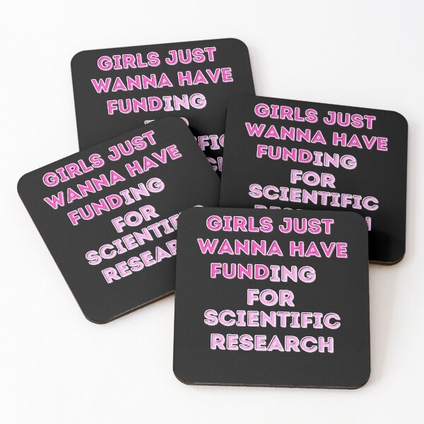 Item preview, Girls just wanna have funding ,women in science ,scientific research ,masters graduation gift , science  designed and sold by salmamzr.