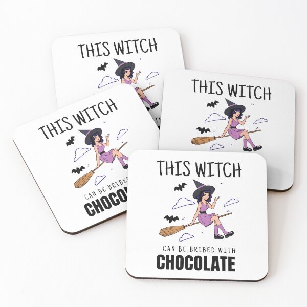 Item preview, This witch can be bribed with chocolate.  designed and sold by DesignedBySnip.