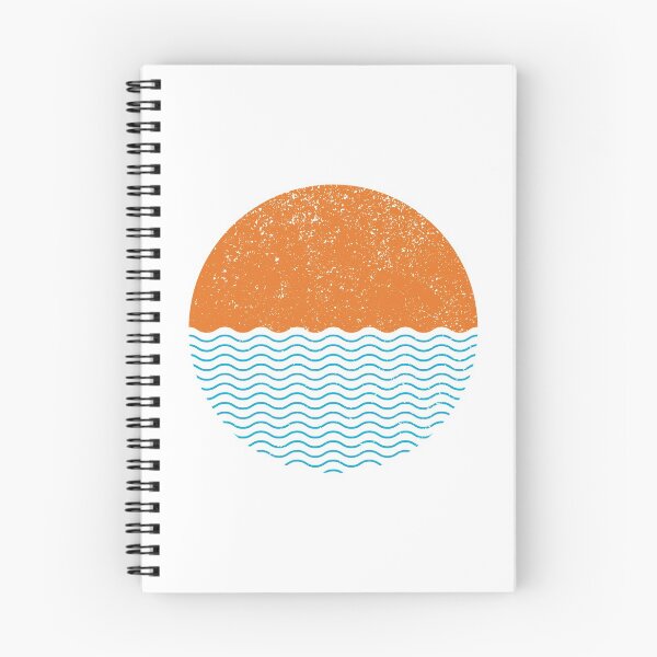 Item preview, Graphic Sun Sea Circle (Colour on White) designed and sold by STUDIO-72.