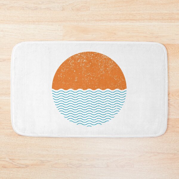 Item preview, Graphic Sun Sea Circle (Colour on White) designed and sold by STUDIO-72.