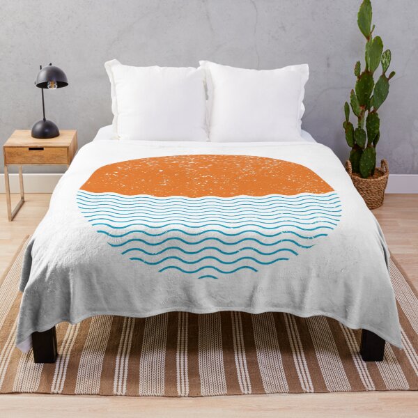 Item preview, Graphic Sun Sea Circle (Colour on White) designed and sold by STUDIO-72.