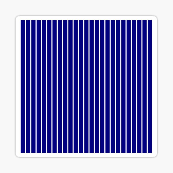 Item preview, White on Royal Blue Pinstripe | designed and sold by SimplyStripes.