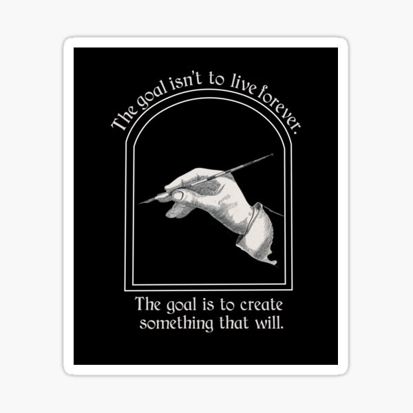 Item preview, Dark Academia Life Goals Quote designed and sold by SnakeCharm.