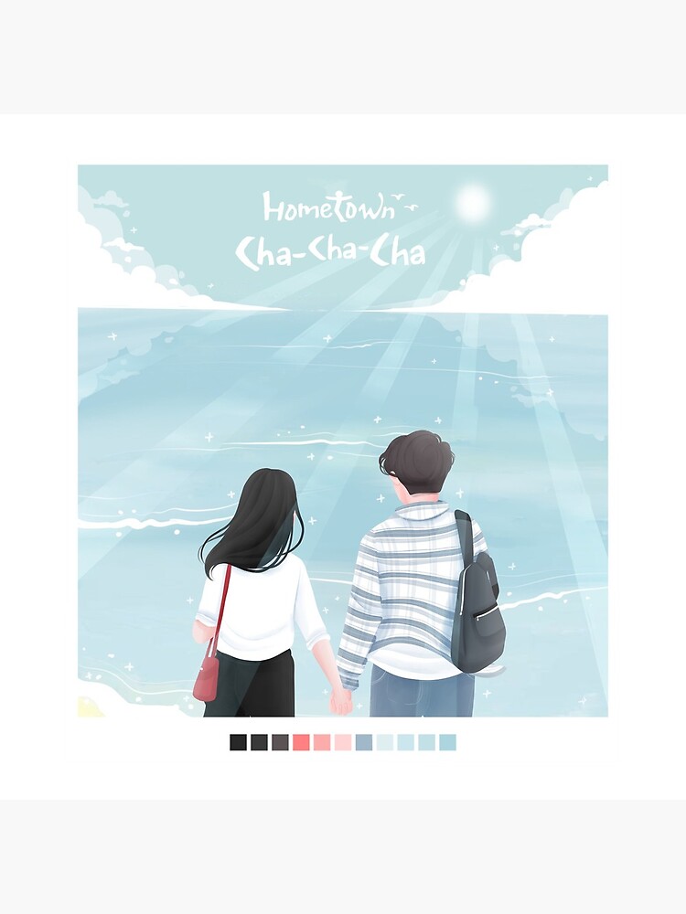 Hometown Cha Cha Cha K Drama BLUE SEA Greeting Card