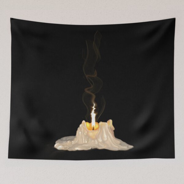 Item preview, Spell Cast, abstract candle burning art designed and sold by MayGreenAbgrall.
