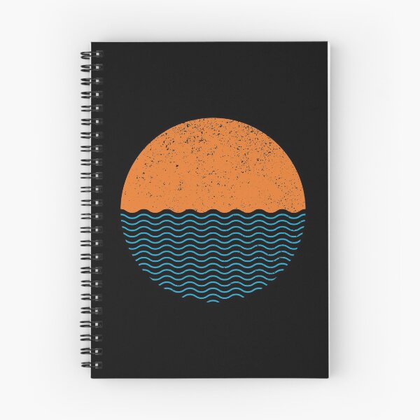 Item preview, Graphic Sun Sea Circle (Colour on Black) designed and sold by STUDIO-72.