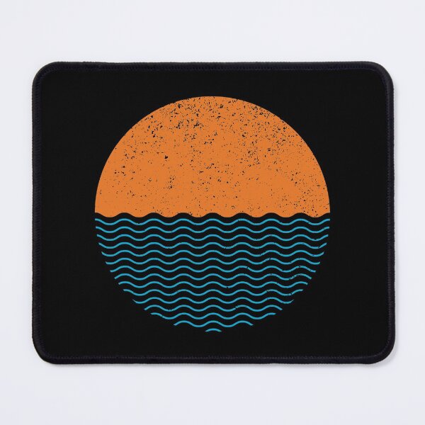 Item preview, Graphic Sun Sea Circle (Colour on Black) designed and sold by STUDIO-72.
