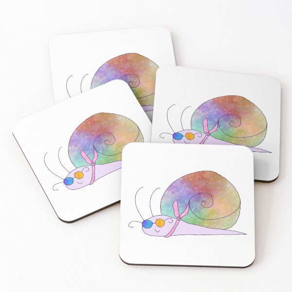 Item preview, Psychedelic Rainbow Hippie Snail designed and sold by NonbinarySarah.