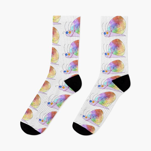 Item preview, Psychedelic Rainbow Hippie Snail designed and sold by NonbinarySarah.