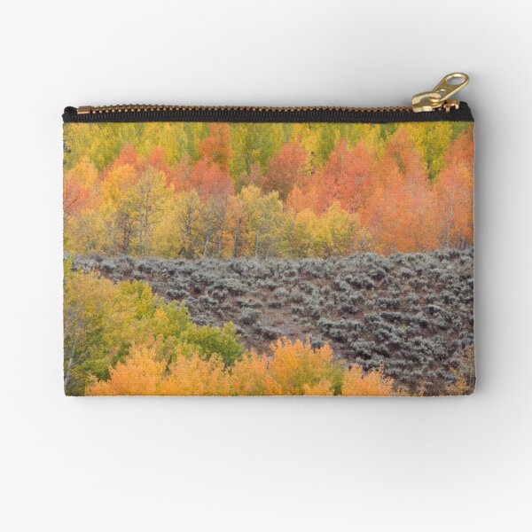 Bands of Fall Color Zipper Pouch