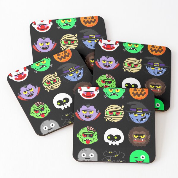 Item preview, MONSTER FACES Halloween Emoji designed and sold by Laneingrams.