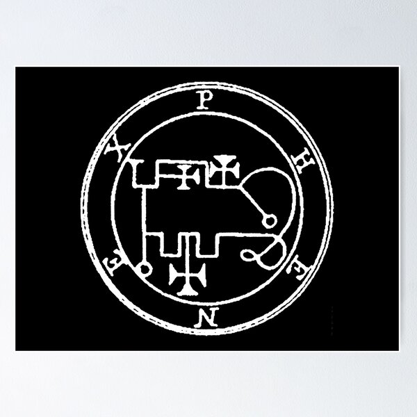 Item preview, Seal of Phenex Sigil Talisman Demon Circle designed and sold by signsandsymbols.