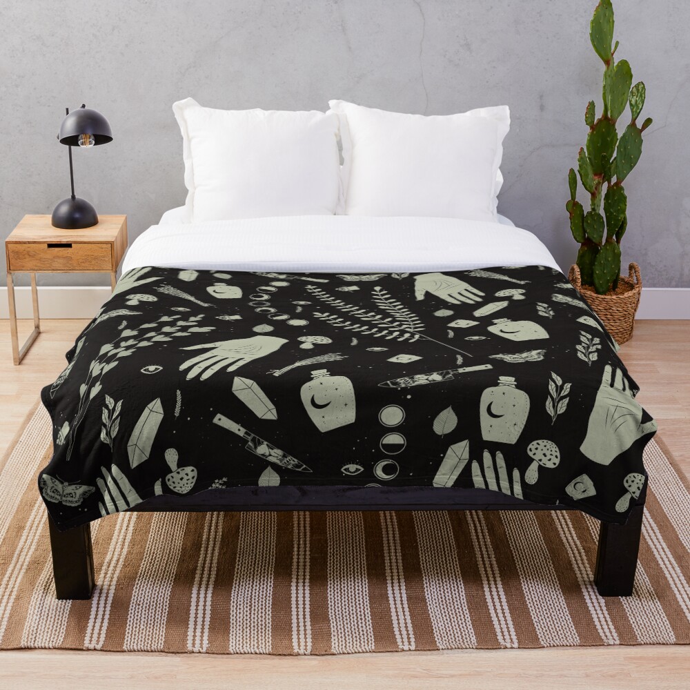 Item preview, Throw Blanket designed and sold by thread-and-ink.