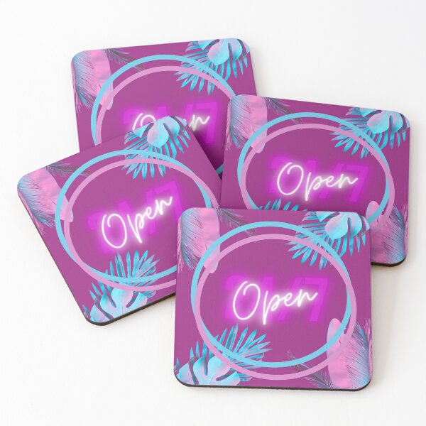 Item preview, Tropical theme Open 24/7 designed and sold by Beach_ Bitch.