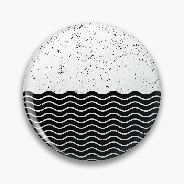 Item preview, Graphic Sun Sea Circle (White on Black) designed and sold by STUDIO-72.