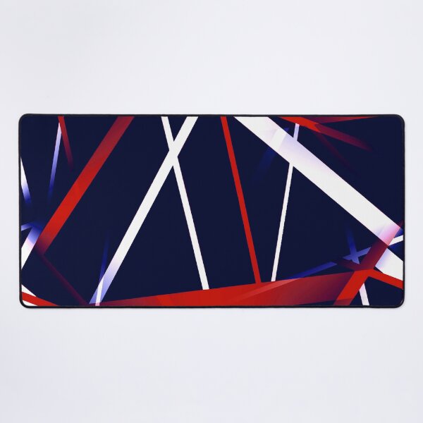 Item preview, Seamless Red and White Strips Pattern Blue Background designed and sold by taiche.