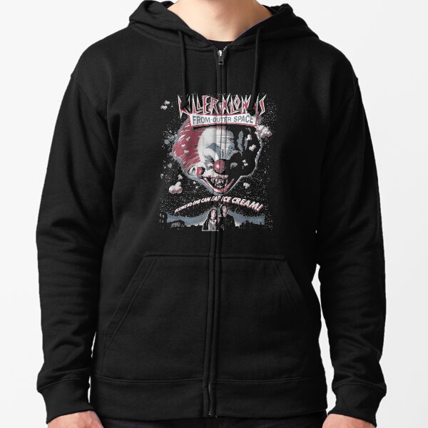 Vintage Killer Klowns Horror Collector Limited Edition Zipped Hoodie