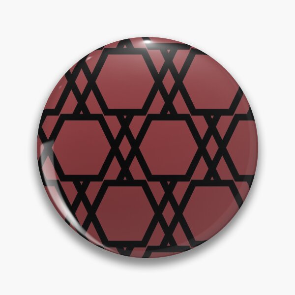 Item preview, Red and Black Tessellation Line Pattern 20 Pairs Sherwin Williams 2022 Popular Color Red Bay SW 6321 designed and sold by ColorOfTheYears.