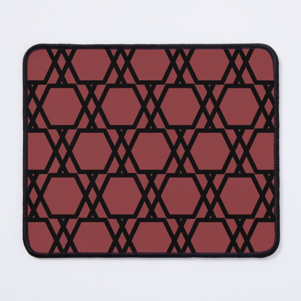 Item preview, Red and Black Tessellation Line Pattern 20 Pairs Sherwin Williams 2022 Popular Color Red Bay SW 6321 designed and sold by ColorOfTheYears.