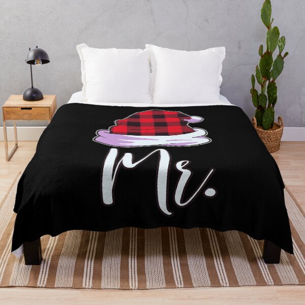Item preview, Santa Couples Matching Christmas PJs for Couples Red Plaid designed and sold by Symbolic1.