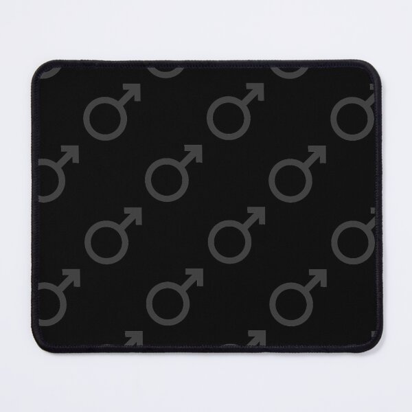 Item preview, Male symbol - Dark Grey Diagonal designed and sold by ArtfulMooDesign.