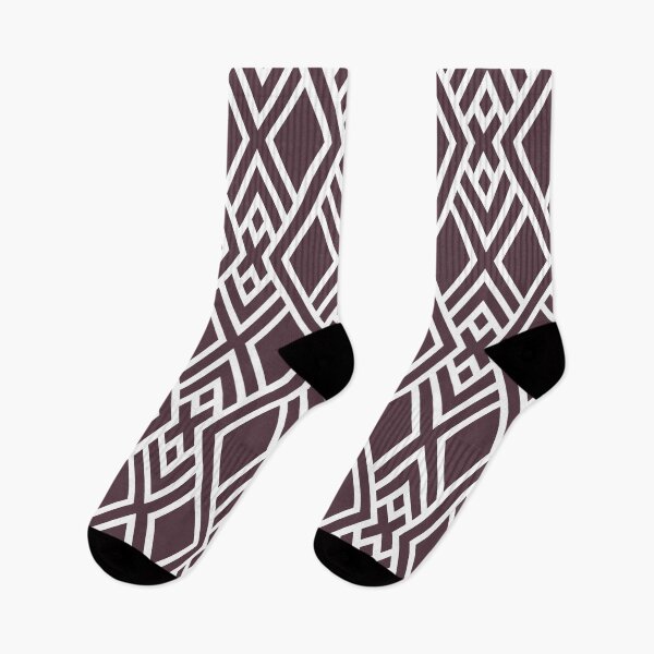 Aperçu de l'œuvre Dark Purple and White Tessellation Line Pattern 39 Pairs Sherwin Williams 2022 Popular Color Blackberry SW 7577 créée et vendue par ColorOfTheYears.
