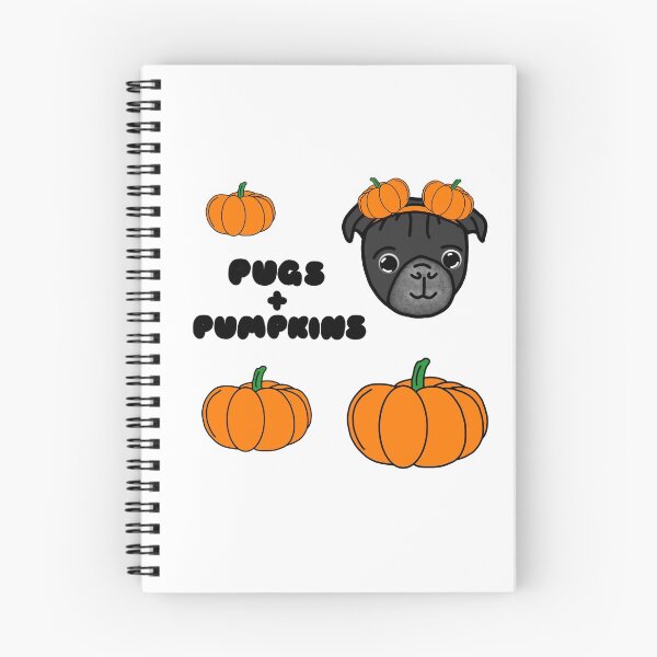 Item preview, Pugs & Pumpkins designed and sold by LeasPugGrumble.