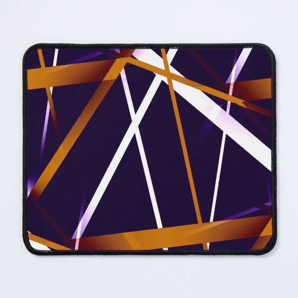 Item preview, Seamless Orange Brown and White Strips Pattern Blue Background designed and sold by taiche.