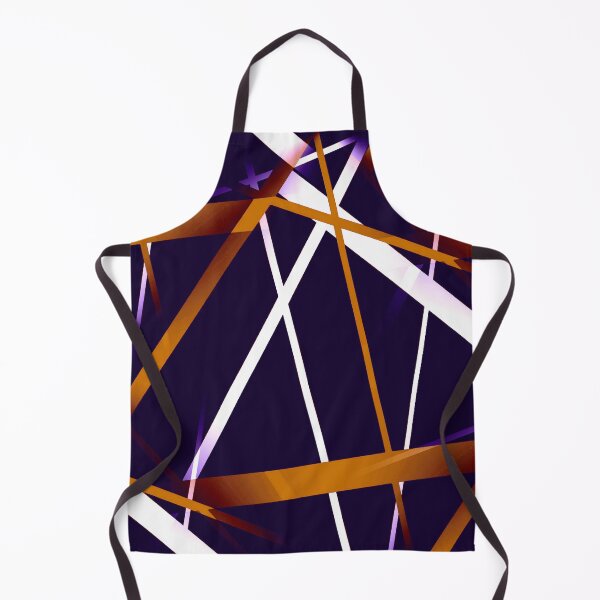 Item preview, Seamless Orange Brown and White Strips Pattern Blue Background designed and sold by taiche.
