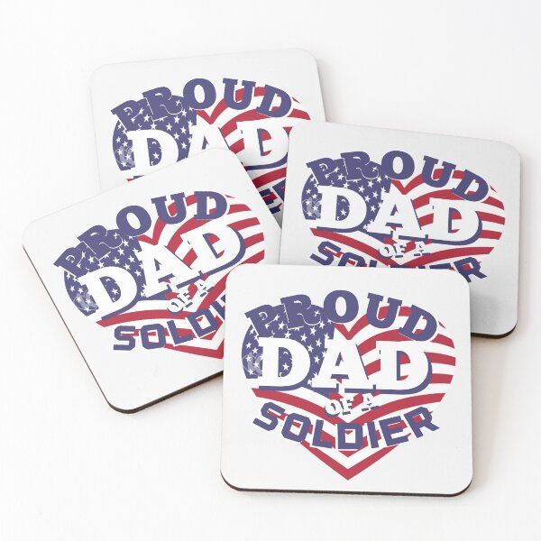 Item preview, Proud Dad of a Soldier, Soldier Dad, Support Armed Forces designed and sold by LifeCrush.