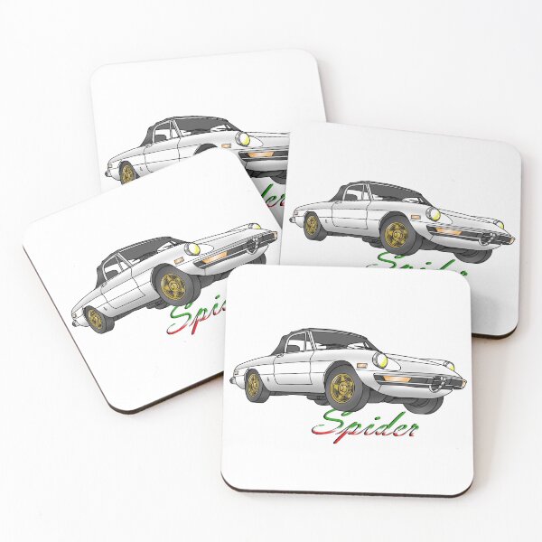 Item preview, Italian A R spider car design! White! designed and sold by DRRCreations.