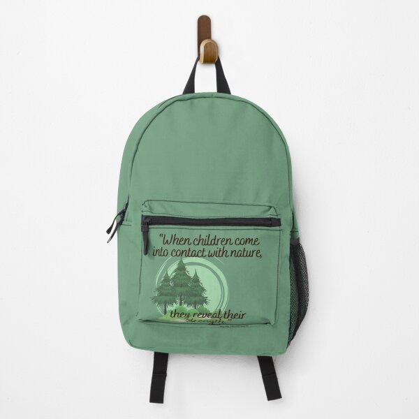 Item preview, Montessori quote “When children come into contact with nature. designed and sold by TeyMank.