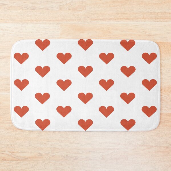 Item preview, Medium TENNIS COURT CLAY and WHITE LOVE HEARTS designed and sold by RachelMacht.