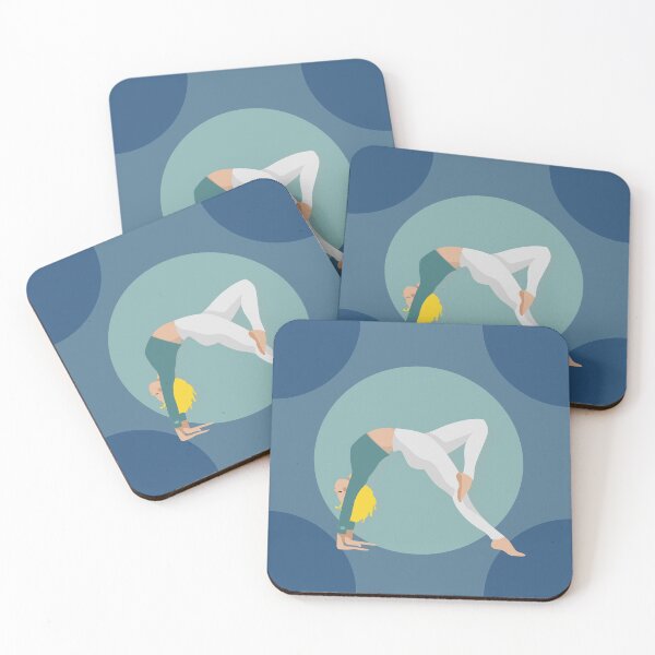 Item preview, Blonde Yoga Pose Girl - Pilates Instructor designed and sold by SoccaTamam.