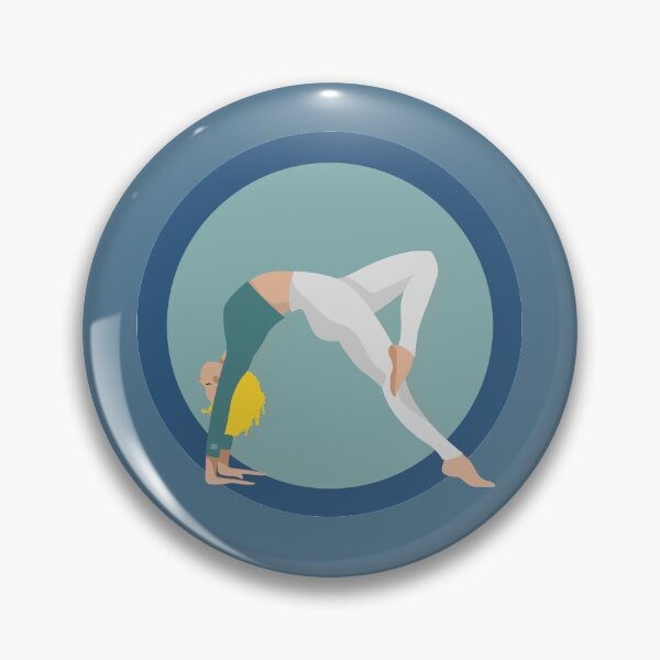 Item preview, Blonde Yoga Pose Girl - Pilates Instructor designed and sold by SoccaTamam.